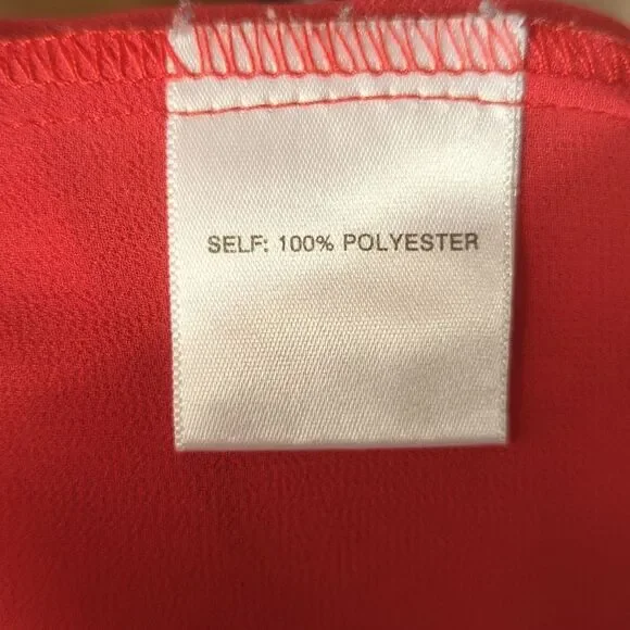 Rose and Olive red tank top sleeveless blouse - Picture 4 of 4